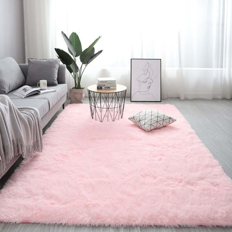 Nordic Fluffy Carpet Large Rectangular (d)