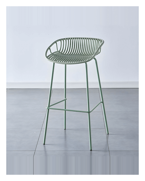 Amanzi Bar Stool Metal & Polyprop (a)