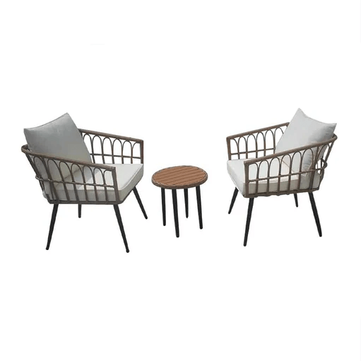 Bahamas 3 Piece Patio Set in durable rattan